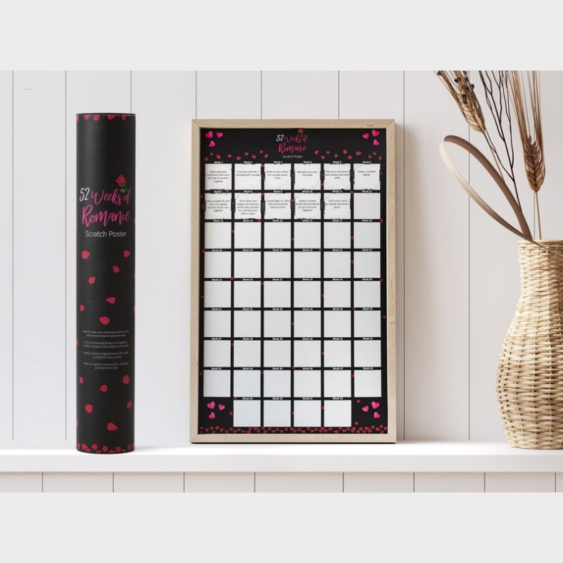 52 Weeks of Romance Skrabeposter