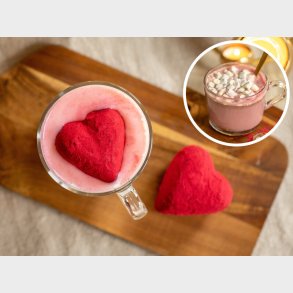 Chokoladebombehjerter til Varm Chokolade 2-pak