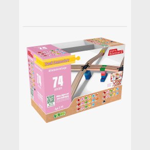 Alpha BoosterZ Track Connectors All Inclusive Large Bygges�t 74 Dele