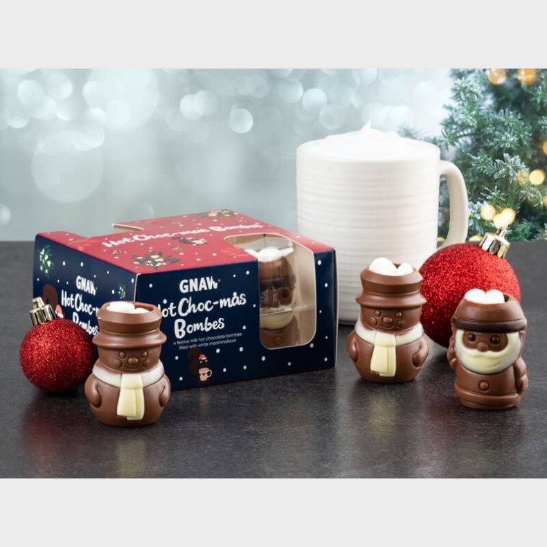Gnaw Hot Choc-Mas chokoladebomber til varm chokolade