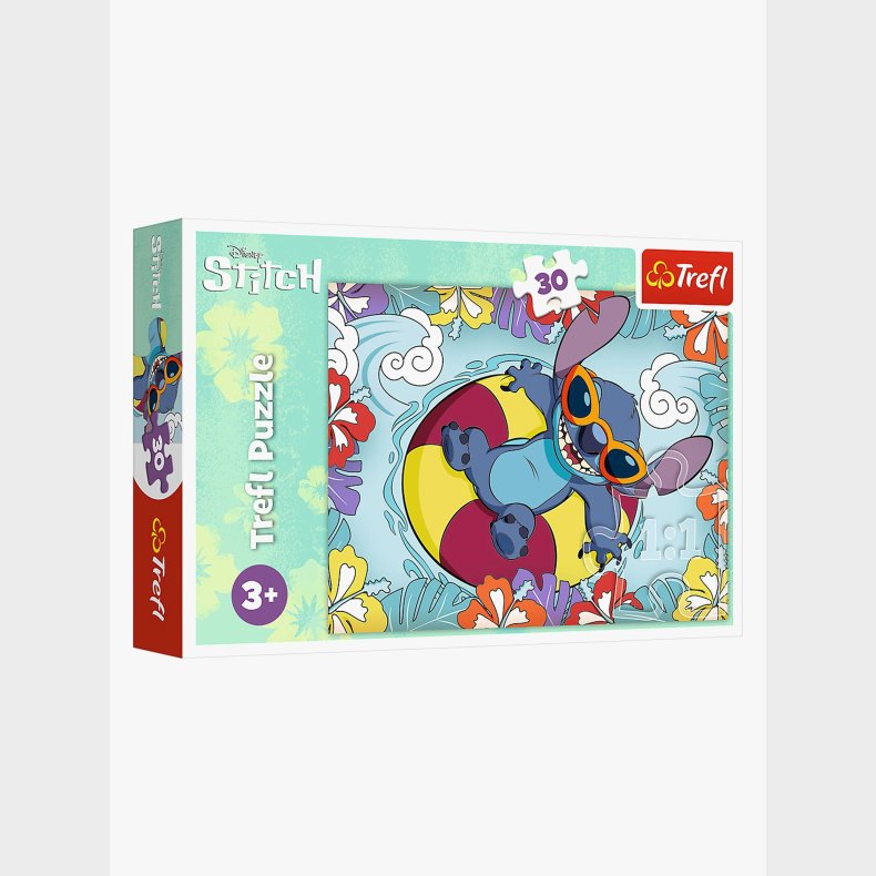 Trefl Disney Stich Puslespil Lilo &  Stich On Vacation 30 Brikker