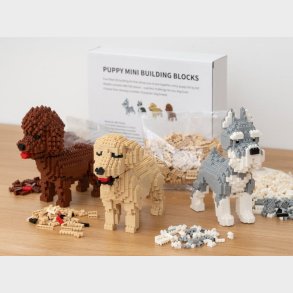 Hundehvalp Mini 3D-byggest