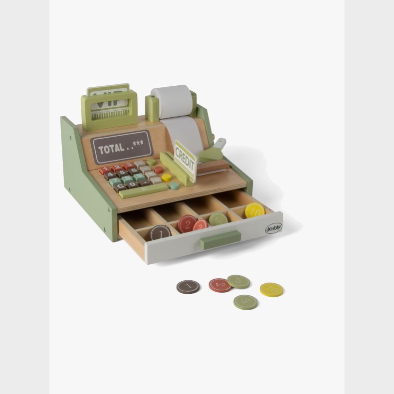 Dantoy Kasseapparat Wooden In Gift Box