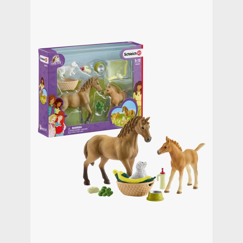 Schleich Leges�t Quaterhoppe med F�l