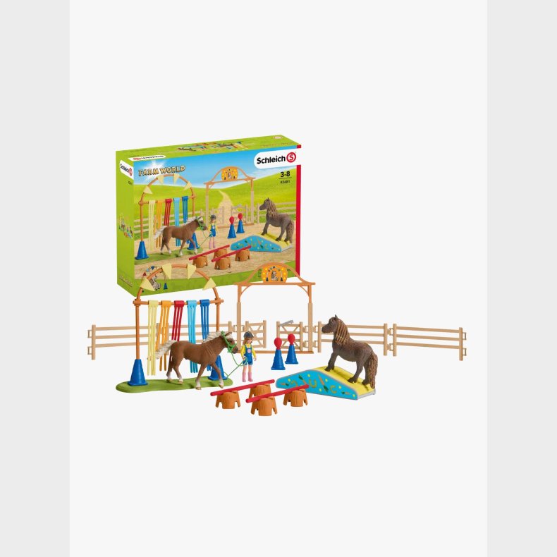 Schleich Leges�t Ponyagilitytr�ning