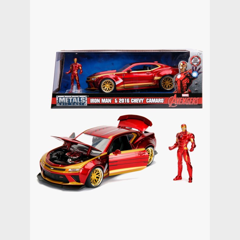 Marvel Ironman 2016 Chevy Camaro SS med Figur
