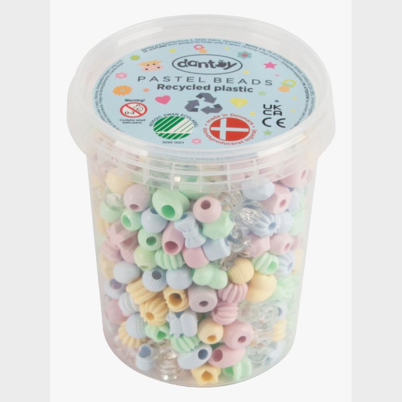 Dantoy Pastel Perler Large 520 Stk.