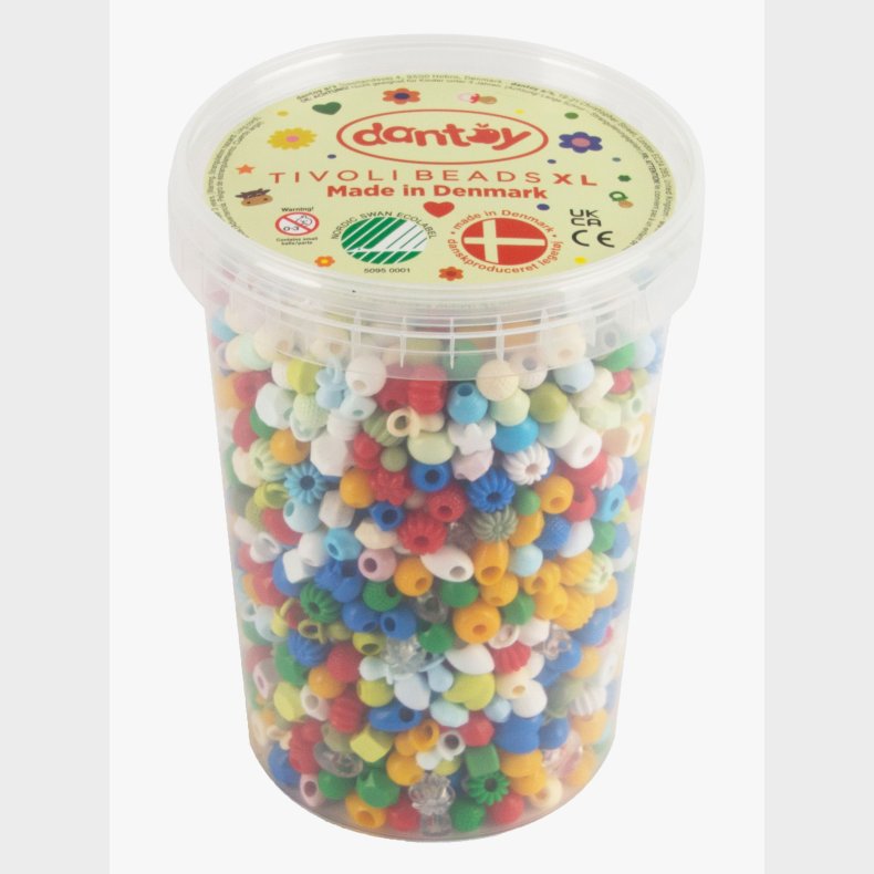 Dantoy Classic Tivoli Perler XL 1580 Stk.