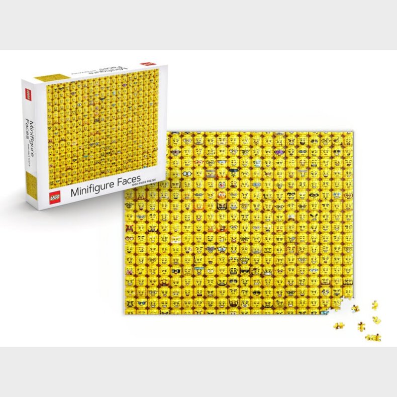 Lego Minifigure Faces Puslespil 1000 brikker