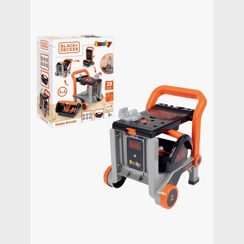 Smoby Black &  Decker Bricolo Devil Workmate Arbejdsb�nk