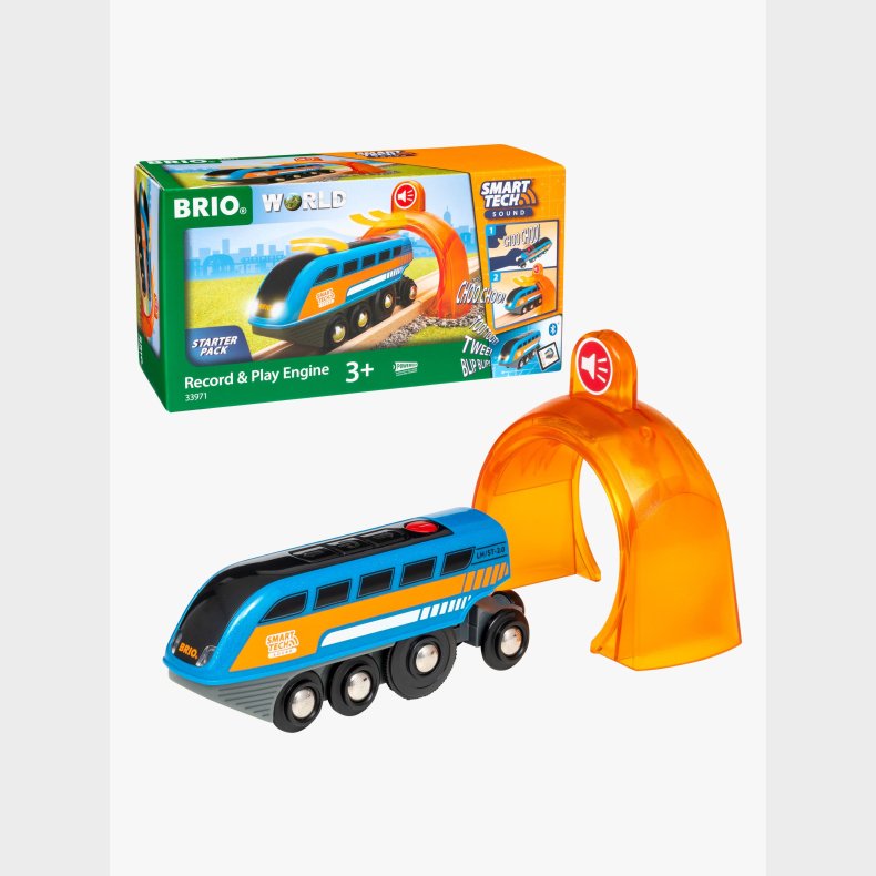 BRIO 33971 Smart Tech Lokomotiv m. Indspilning &  Nonaktive Funktioner