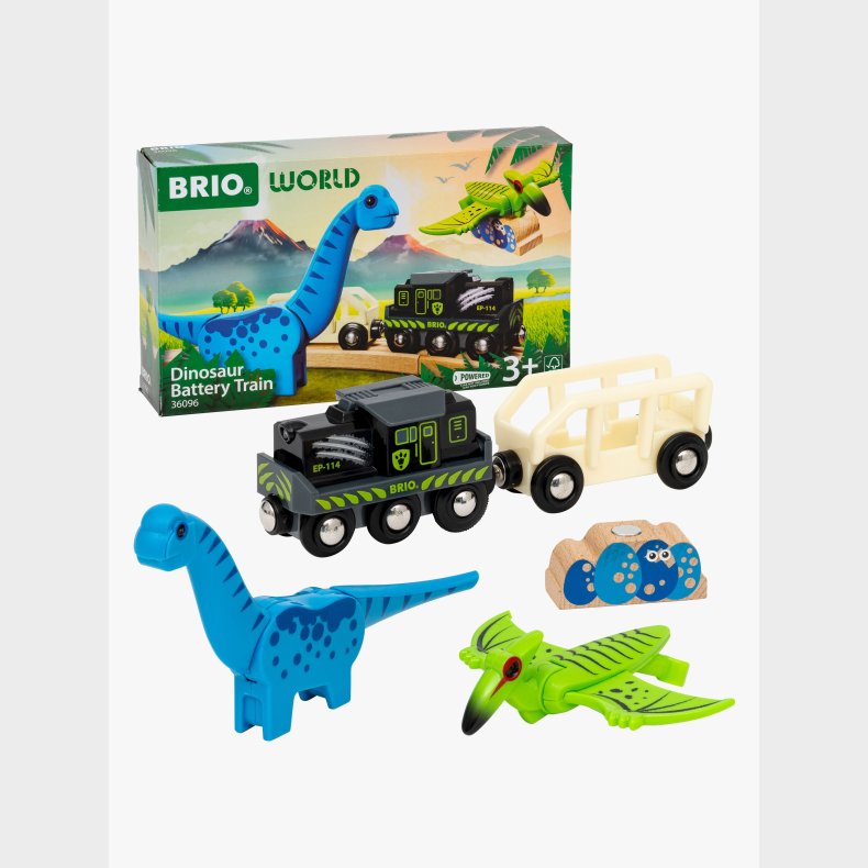 BRIO World 36096 Tog med Dinosaurer
