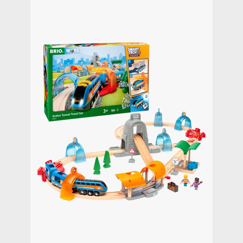 BRIO 33972 Smart Tech Sound Action tunnel rejses�t