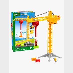 BRIO 33835 Byggekran Med Lamper, B�rnelampe