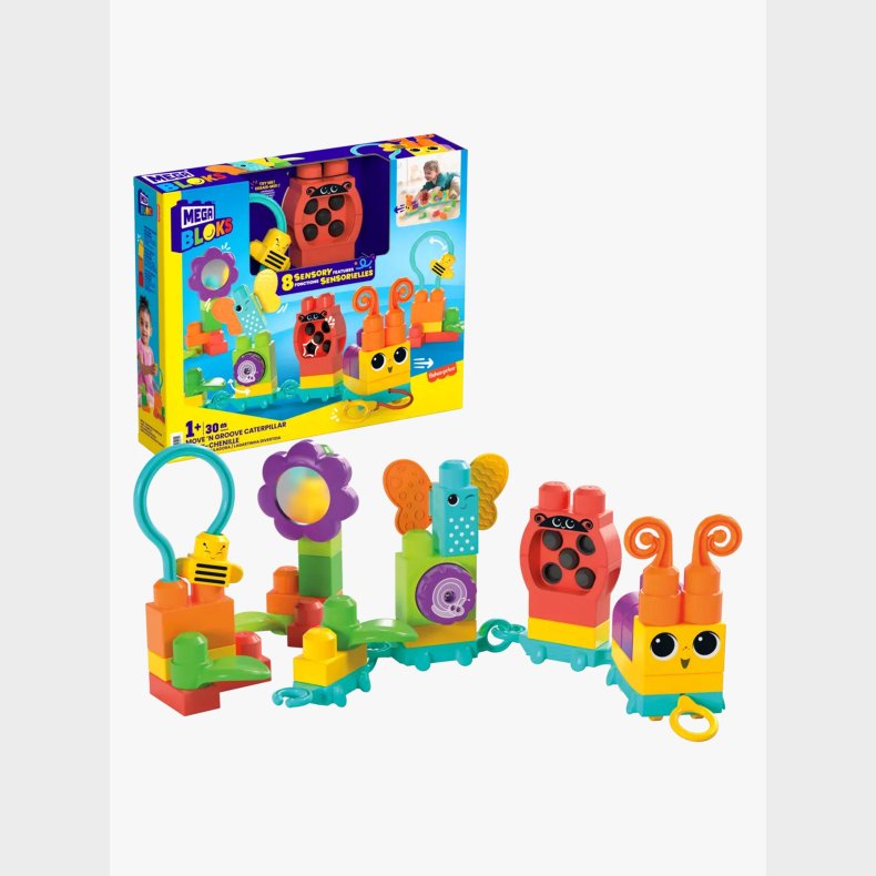 Mega Bloks Move 'n Groove Sommerfugletog Bygges�t