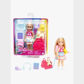 Barbie Chelsea Travel Dukkes�t med Hundehvalp