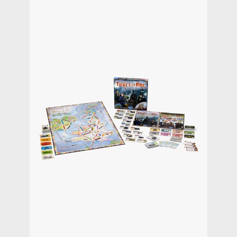Ticket To Ride Map Collection United Kingdom + Pennsylvania