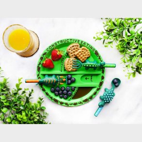 Constructive Eating Dino - Tallerken