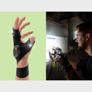 Handsker med Lommelygte - Wibbri