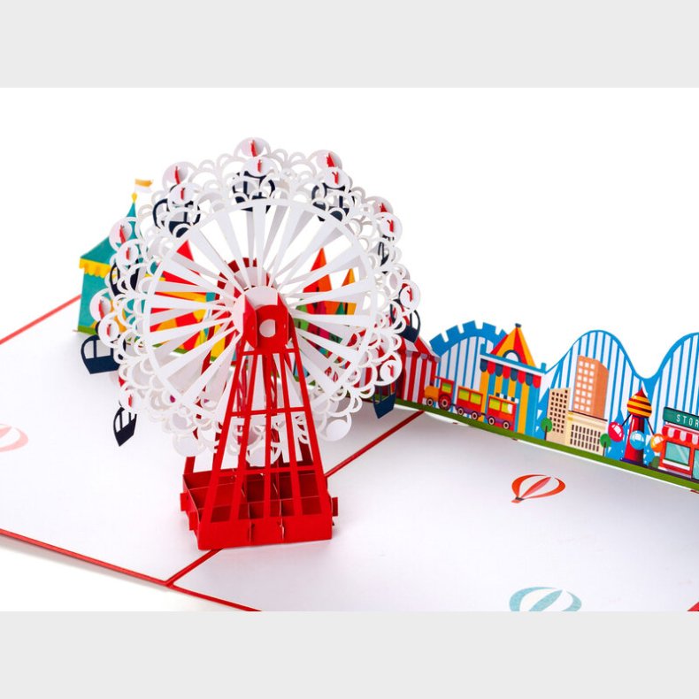 Pop up-kort  Pariserhjul
