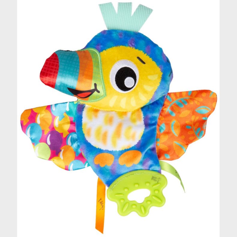 PlayGro Crinkle Blankie Tamika Toucan Aktivitetslegetj