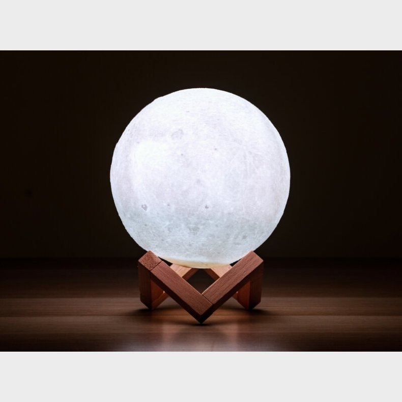 3D-mnelampe - 15 cm - 16 Farver - Spralla