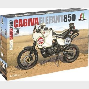 Italeri - Cagiva Elefant Motorcykel Bygges�t - Paris Dakar 1987 - 1:9 - 4643