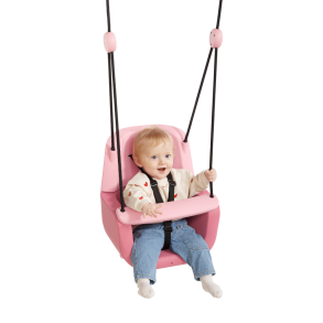 DICE | 3-i-1 babygynge - Lyserd (sort reb)