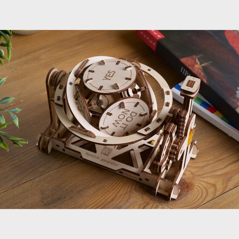 Ugears 3D-puslespil i Tr� - Tilf�ldighedsgenerator STEM Lab