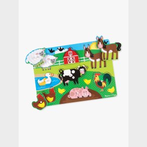 Melissa &  Doug Knoppuslespil Bondeg�rdsdyr 8 Brikker