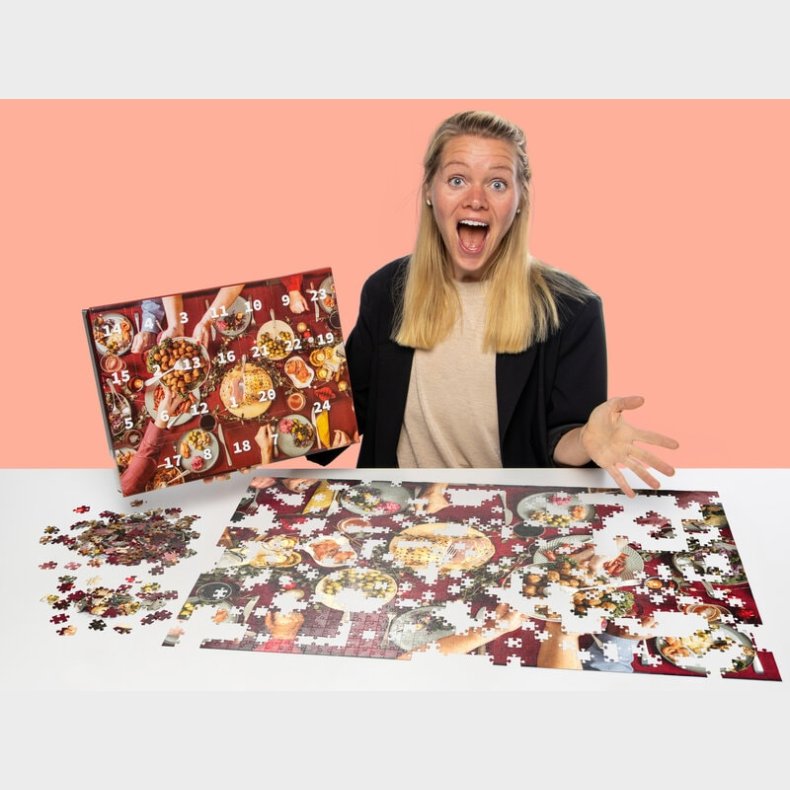 Puslespilsjulekalender (1000 Brikker)