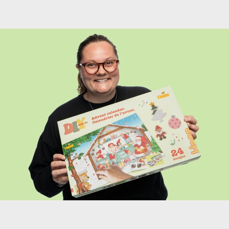 Hama Midi Julekalender med Perler