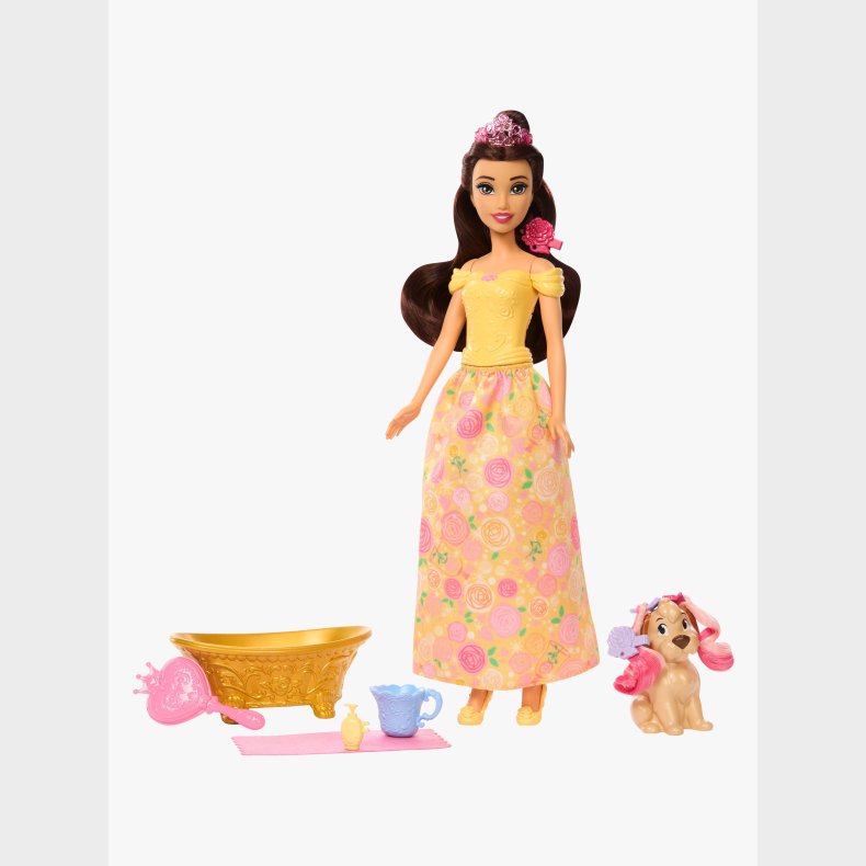 Disney Princess Belle Dukke og Hund