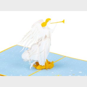 Pop Up-kort - Julekort med Engel
