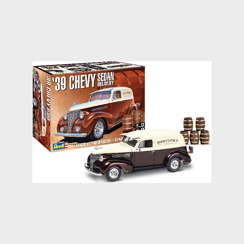 Revell - '39 Chevy Sedan Bil Bygges�t - 1:24 - Level 4 - 14529
