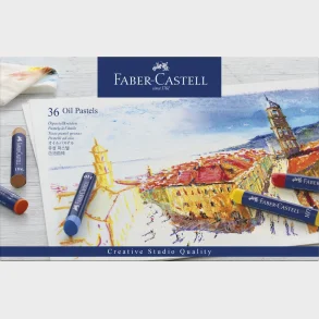 Kridt oliepastel Faber-Castell 36 stk