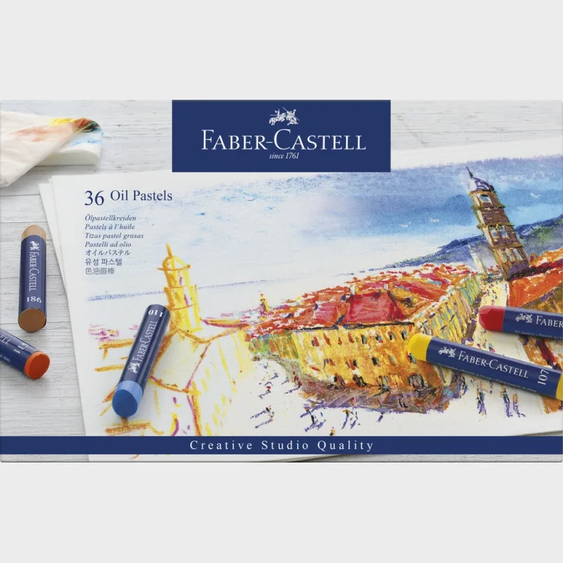 Kridt oliepastel Faber-Castell 36 stk