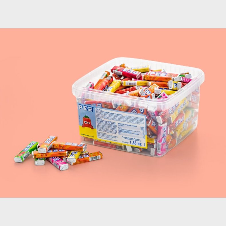 Pez-pastiller Bland-selv slik i kasser 1,8 kg