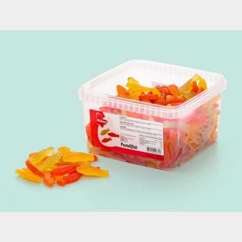 Pastelfisk Bland-selv slik i kasser 2 kg