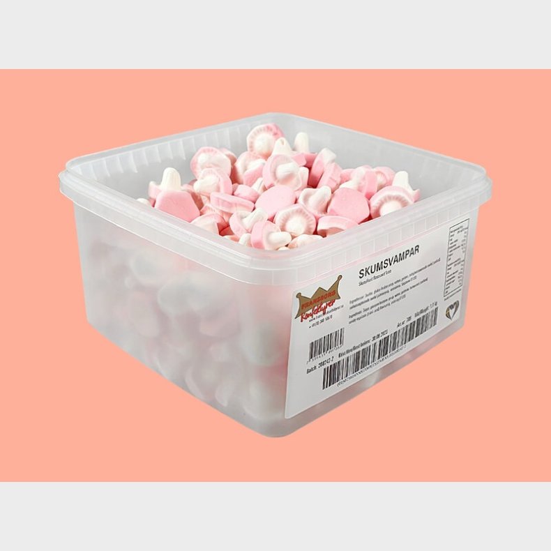 Skumkantareller Bland-selv slik i kasser 0,9 kg