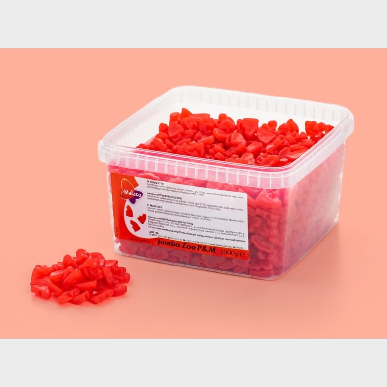 Zoo Bland-selv slik i kasser 2 kg