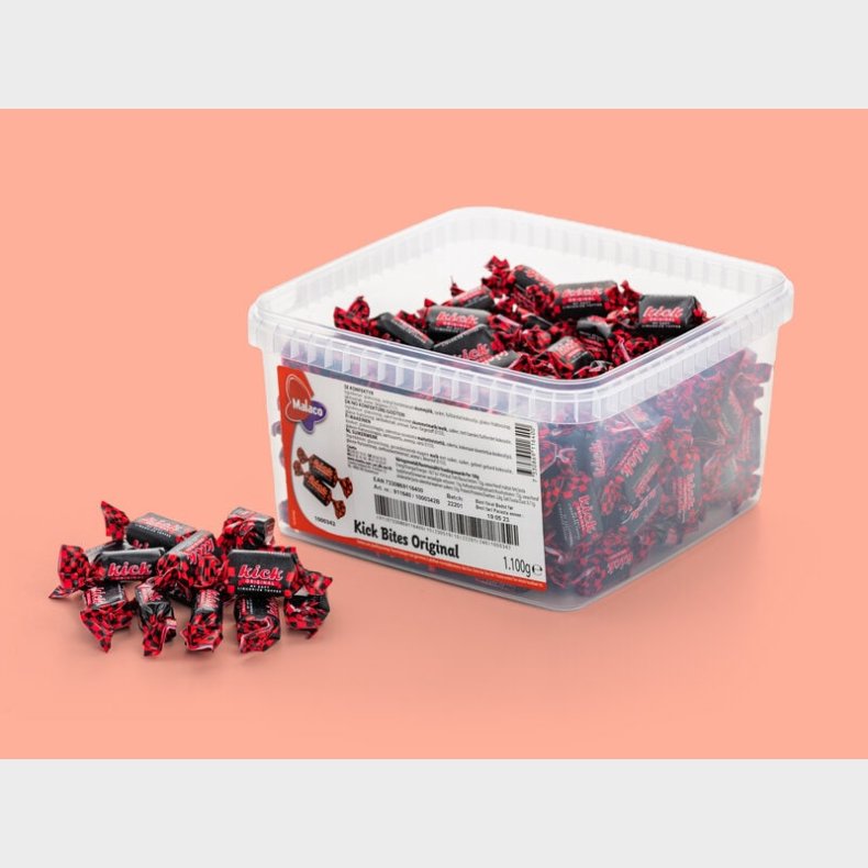 Kick Bland-selv slik i kasser 1,1 kg