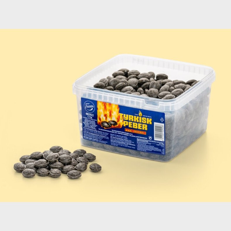 Tyrkisk Peber Bland-selv slik i kasser 2,2 kg