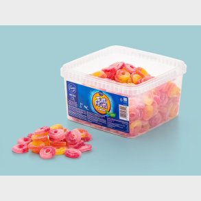 Tutti Frutti Rings Bland-selv slik i kasser 1,7 kg