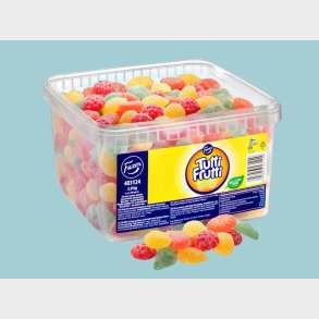 Tutti Frutti Sour Bland-selv slik i kasser 2 kg