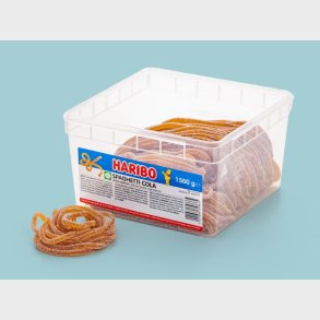 Spaghetti Cola Bland-selv slik i kasser 1,5 kg