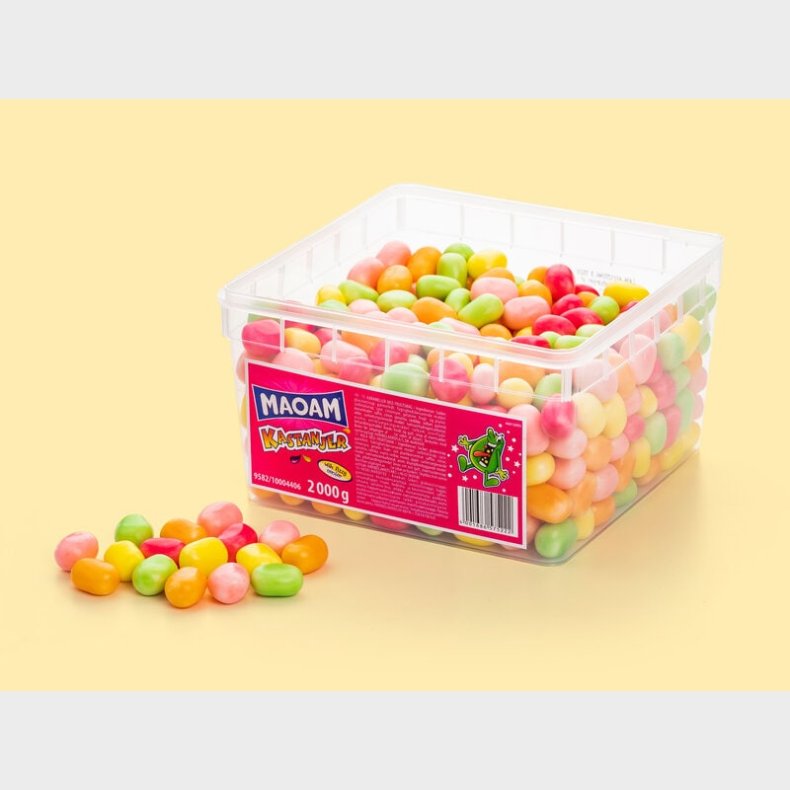 Maoam Kastanjer Frugtsmag Bland-selv slik i kasser 2 kg