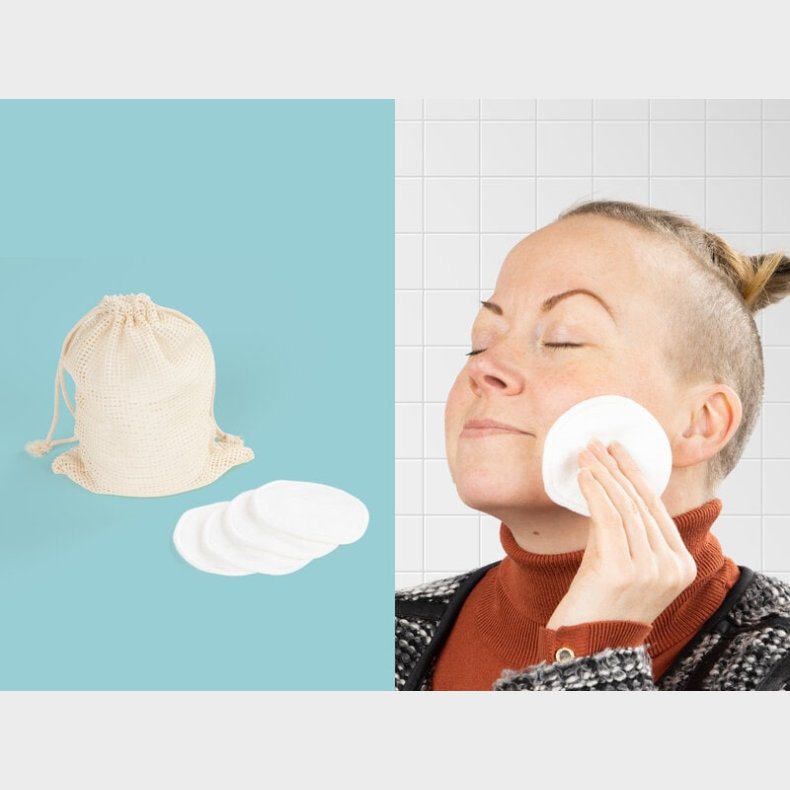 Vaskbare Makeup-pads af Bambus