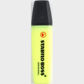 Tekstmarker Stabilo boss gul 24