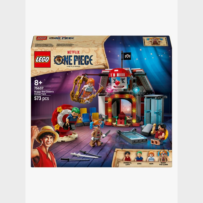 LEGO ONE PIECE 75637 Klovnen Buggys cirkustelt